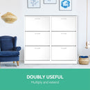 Artiss Shoe Rack Cabinet 36 Pairs Adjustable Shelves Ivy-7