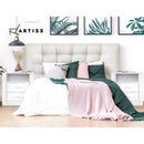 Artiss Bedside Table 2 Drawers with Shelf - TARA White-6