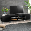Artiss TV Cabinet Entertainment Unit 190cm Black Danson-1