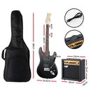 Alpha Electric Guitar Music String Instrument 20W Amplifier Black-2