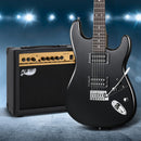 Alpha Electric Guitar Music String Instrument 20W Amplifier Black-7