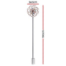 Gardeon Garden Windmill Metal Wind Spinner Double Layer 190cm Bronze-3