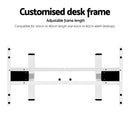 Artiss Standing Desk Frame Only Dual Motor Motorised White-5