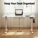 Artiss Electric Standing Desk 140cm Adjustable Height Motorised Home Office Desk Drawer-6