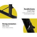 Gardeon Hammock Chair with Steel Stand Macrame Outdoor Swinging Grey-6