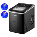 DEVANTi Portable Ice Cube Maker Machine 2L Home Bar Benchtop Easy Quick Black-1