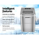 Devanti Portable Ice Cube Maker - Silver-3