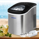Devanti 2.4L Stainless Steel Portable Ice Cube Maker-8