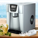 Devanti 2L Portable Ice Cuber Maker & Water Dispenser - Silver-8
