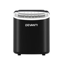 Devanti Portable Ice Maker Machine Ice Cube Tray 12kg Bar Countertop Black-3
