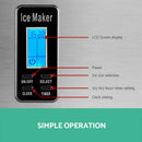 Devanti 3.2L Stainless Steel Portable Ice Cube Maker-4