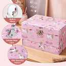 Keezi Kids Jewellery Box Organiser for Girls Kids Music Box with Mirror-8