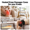 Livemor Knee Massager with Heat (2 Pack), Cordless Heated Knee Massage for Pain Relief with 3 Heating Levels, 3 Vibration Modes, Gentle Lights, Adjustable Straps, 3-in-1, Gift for Men and Women-4