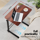 Artiss Laptop Desk Table Adjustable 60CM Dark Wood-5