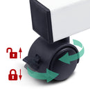 Artiss Laptop Desk Table Adjustable 80CM Light Wood-7