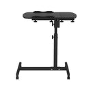 Artiss Laptop Desk Table Fan Cooling Black 60CM-3
