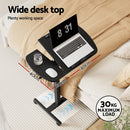 Artiss Laptop Desk Table Fan Cooling Black 60CM-4