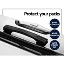 Wanderlite 3pc Luggage Trolley Set Suitcase Travel TSA Carry On Hard Case Lightweight White-6