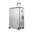 Wanderlite 28" Luggage Trolley Travel Suitcase Set TSA Carry On Lightweight Aluminum Silver-2