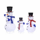 Jingle Jollys Christmas Lights 330 LED Fairy Light 3pcs Snowman Decorations Set-7
