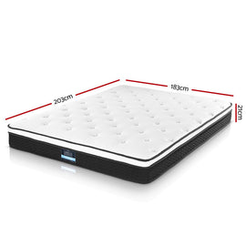 Giselle Bedding 21cm Mattress Euro Top King - 0