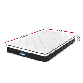 Giselle Bedding 21cm Mattress Euro Top Single - 0