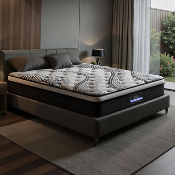 Giselle Bedding 32cm Mattress Euro Top King