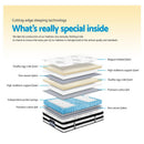 Giselle Bedding 34cm Mattress Euro Top Pocket Spring King Single-6