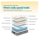 Giselle Bedding 34cm Mattress Euro Top Pocket Spring Queen-7