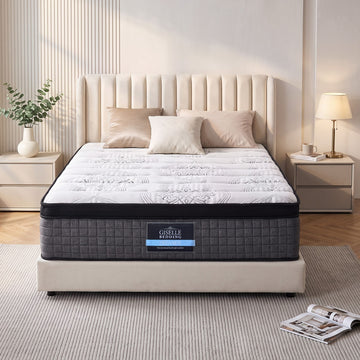 Giselle Bedding 34cm Mattress 9 Zone Latex Foam Queen