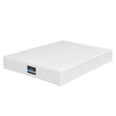 Giselle 25cm Double Hybrid Mattress Soft Knitted Fabric Edge Support Gel Foam-11