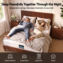 Giselle 25cm King Hybrid Mattress Soft Knitted Fabric Edge Support Gel Foam-7