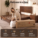 Giselle 25cm King Hybrid Mattress Soft Knitted Fabric Edge Support Gel Foam-9