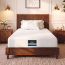 Giselle 25cm King Single Hybrid Mattress Soft Knitted Fabric Edge Support Gel Foam-1