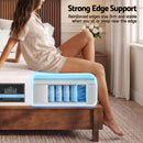 Giselle 25cm Single Hybrid Mattress Soft Knitted Fabric Edge Support Gel Foam-8