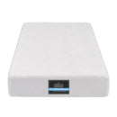 Giselle 25cm Single Hybrid Mattress Soft Knitted Fabric Edge Support Gel Foam-10