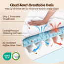Giselle 30cm Queen Spring Mattress Tencel Cover 5-Zone Firm Back Support-5