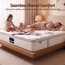 Giselle 30cm Queen Spring Mattress Tencel Cover 5-Zone Firm Back Support-7