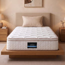 Giselle 30cm Single Spring Mattress Tencel Cover 5-Zone Firm Back Support-1