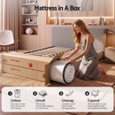 Giselle Double Reversible Spring Mattress Cashmere Cover Gel Foam Firm 35cm-9