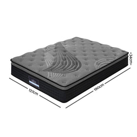 Giselle Bedding 34cm Mattress Bamboo Cover Double - 0