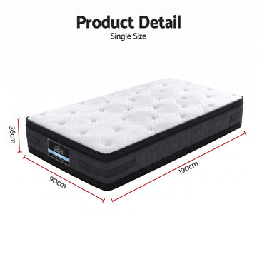 Giselle Bedding 36cm Mattress Cool Gel Memory Foam Single - 0
