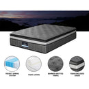 Giselle Bedding 34cm Mattress Double Layer Pocket Spring Queen-5