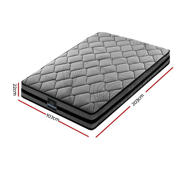 Giselle Bedding 22cm Mattress Medium Firm King Single - 0