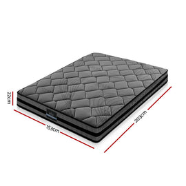 Giselle Bedding 22cm Mattress Medium Firm Queen - 0