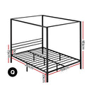Artiss Bed Frame Queen Size Metal Bed Frame POCHY-2