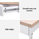 Artiss Computer Desk Drawer Storage Oak 100CM-6