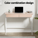 Artiss Computer Desk Drawer Cabinet Oak 100CM-4