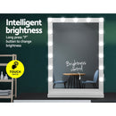 Embellir Makeup Mirror 43x61cm Hollywood Vanity with LED Light Tabletop White-6