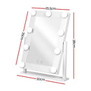 Embellir Makeup Mirror 30x38cm Hollywood Vanity with LED Light Rotation Tabletop-2